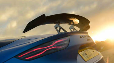 Alpine A110 R - rear spoiler detail